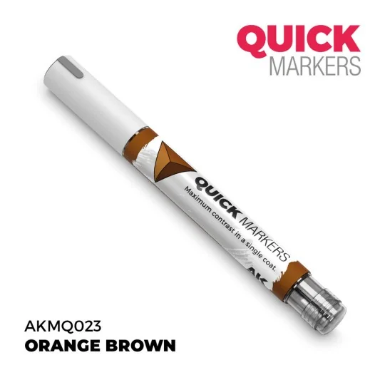 ORANGE BROWN - QUICK MARKER - AK Interactive AKMQ023