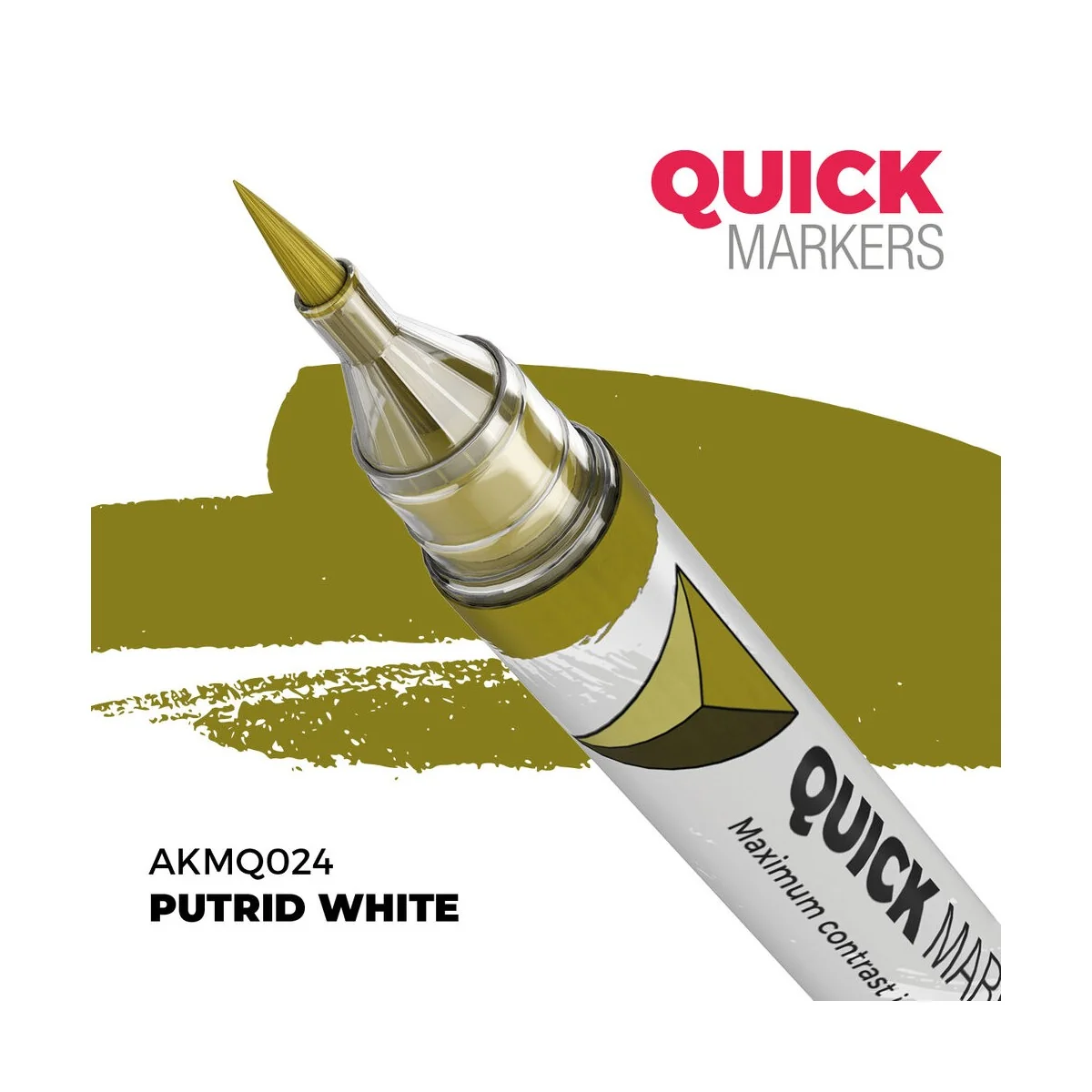 PUTRID WHITE - QUICK MARKER - AK Interactive AKMQ024