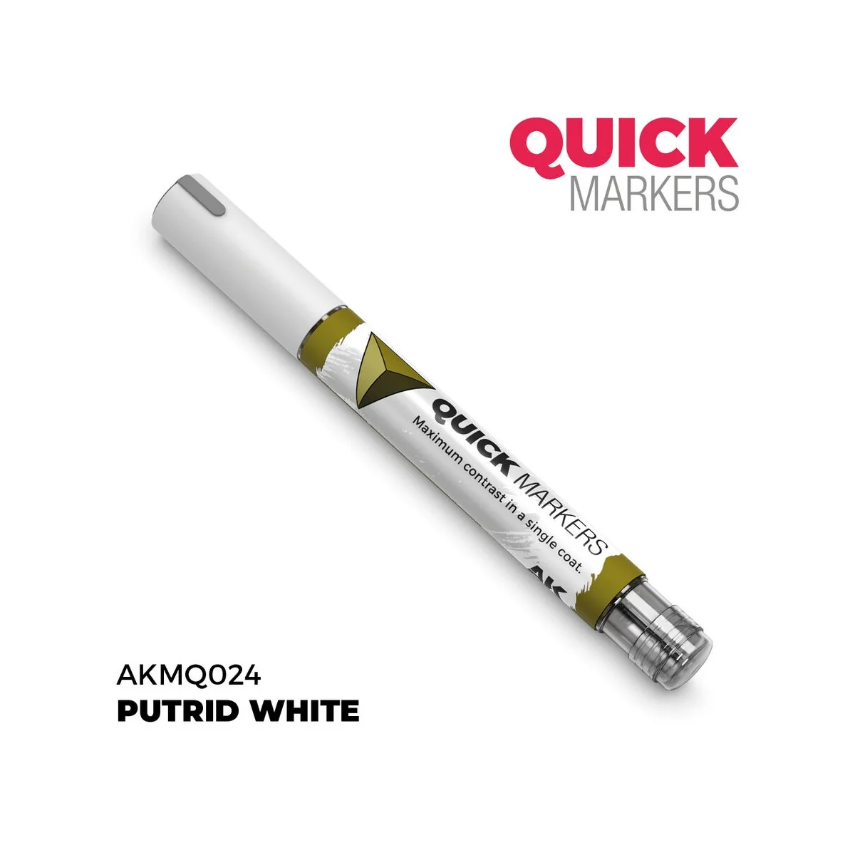 PUTRID WHITE - QUICK MARKER - AK Interactive AKMQ024