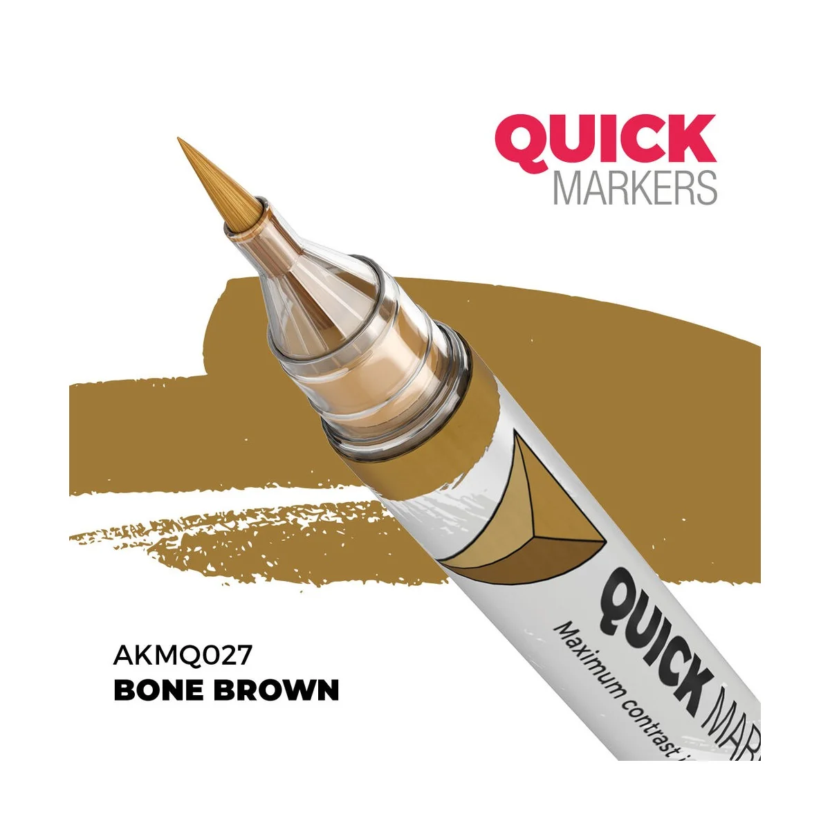 BONE BROWN - QUICK MARKER - AK Interactive AKMQ027
