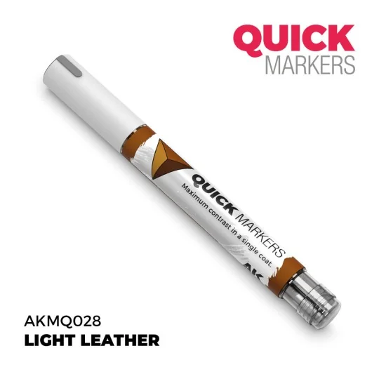LIGHT LEATHER - QUICK MARKER - AK Interactive AKMQ028