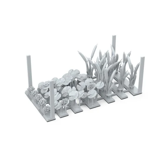 WATER LILIES & CATTAILS - AK Interactive AKBIT0024