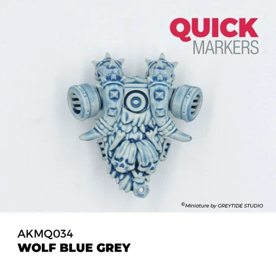 WOLF BLUE GREY - QUICK MARKER - AK Interactive AKMQ034