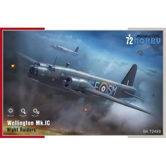 Vickers Wellington Mk.IC ‘Night Raiders’, 1/72 - Special Hobby 100-...