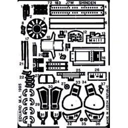Kyushu J7W1 Shinden - Eduard Accessories 72183