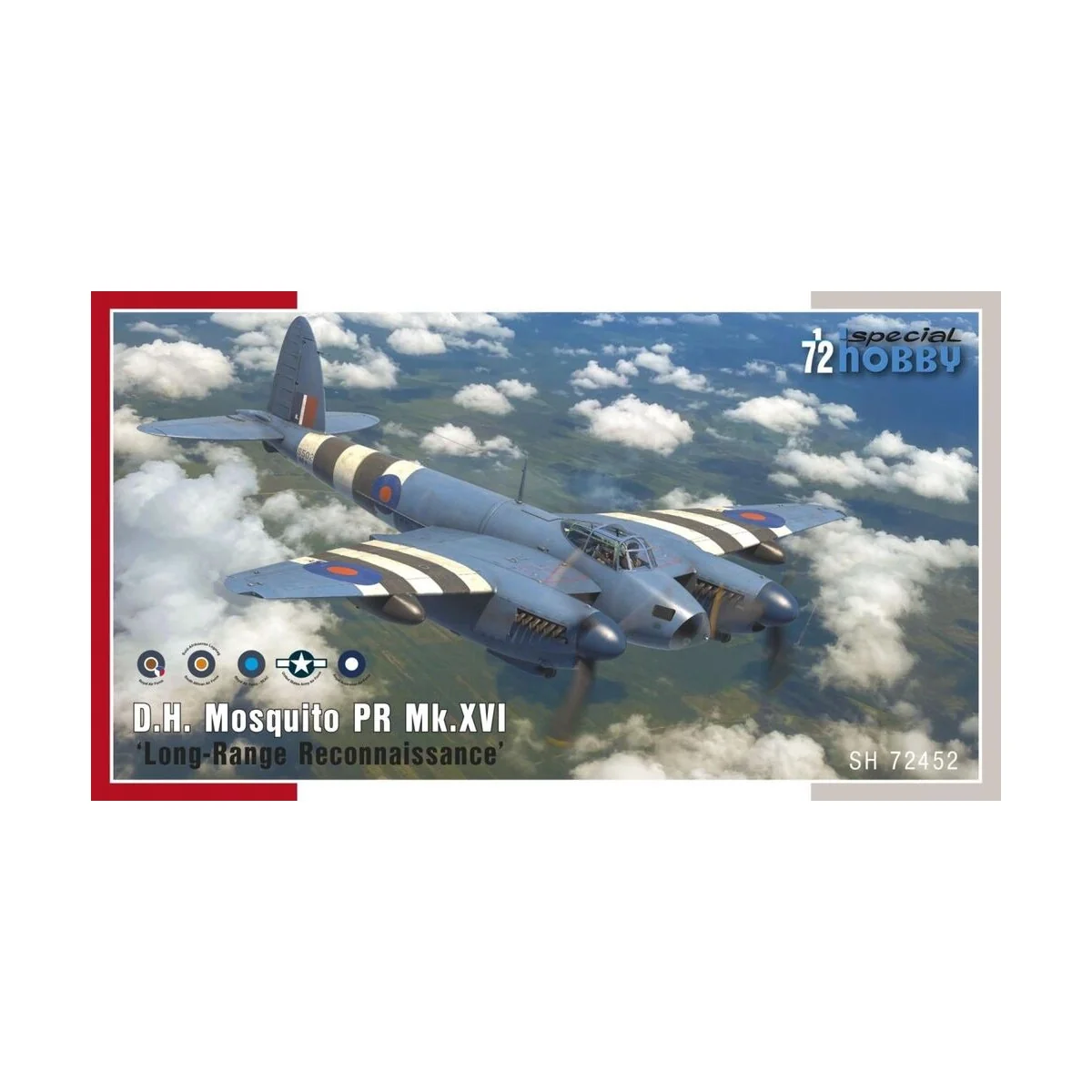 DH. Mosquito PR Mk.XVI ‘Long-Range Reconnaissance’, 1/72 - Special ...
