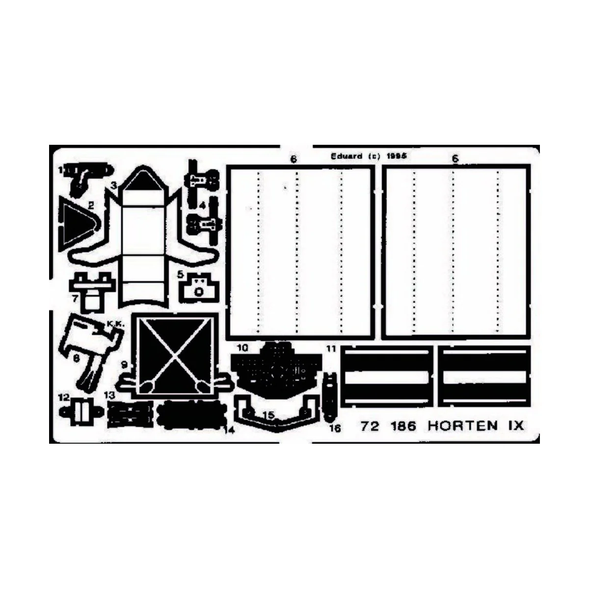 Horten IX/GO 229 - Eduard Accessories 72186