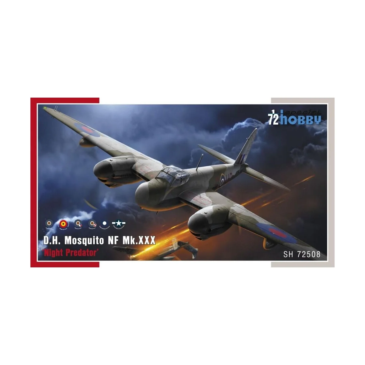 DH.98 Mosquito NF Mk.XXX ‘Night Predator’, 1/72 - Special Hobby 100...