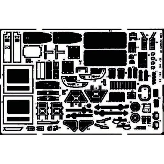 UH-1B Huey, 1/72 - Eduard Accessories 72195