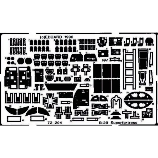 B-29 A Superfortress - Eduard Accessories 72204