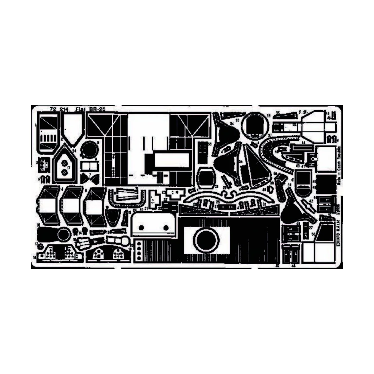 Fiat Br-20, 1/72 - Eduard Accessories 72214