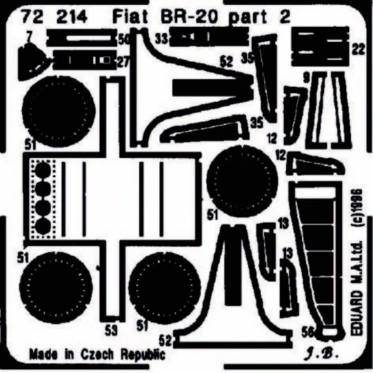 Fiat Br-20 - Eduard Accessories 72214
