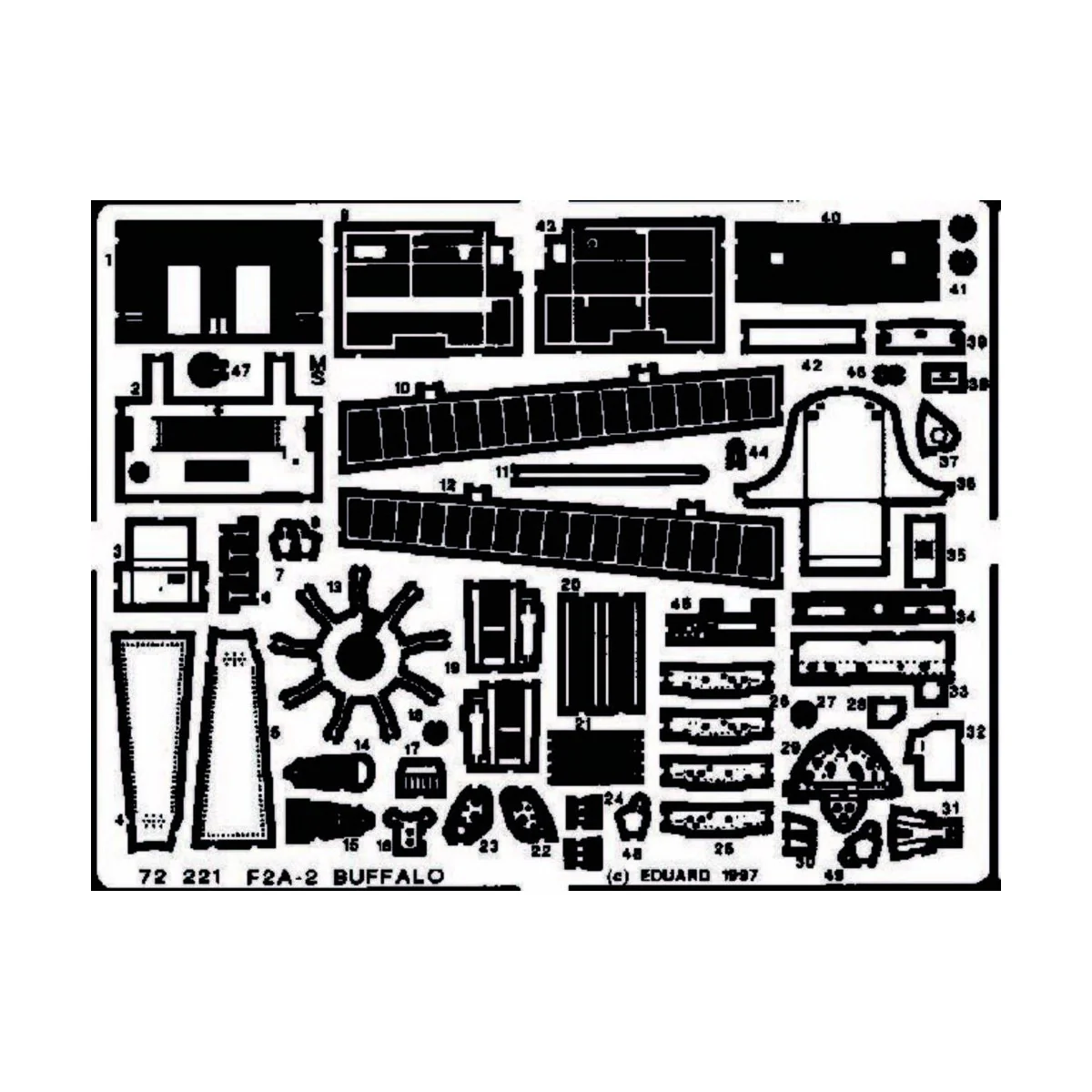 F2A-2 Buffalo - Eduard Accessories 72221