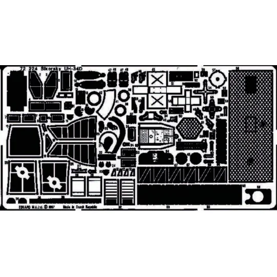 Sikorsky UH-34D Sea Horse, 1/72 - Eduard Accessories 72224