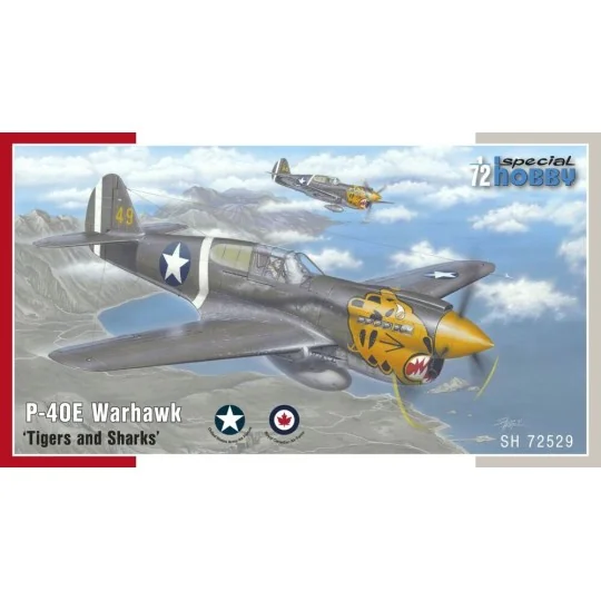 P-40E Warhawk 'Tigers and Sharks', 1/72 - Special Hobby 100-SH72529