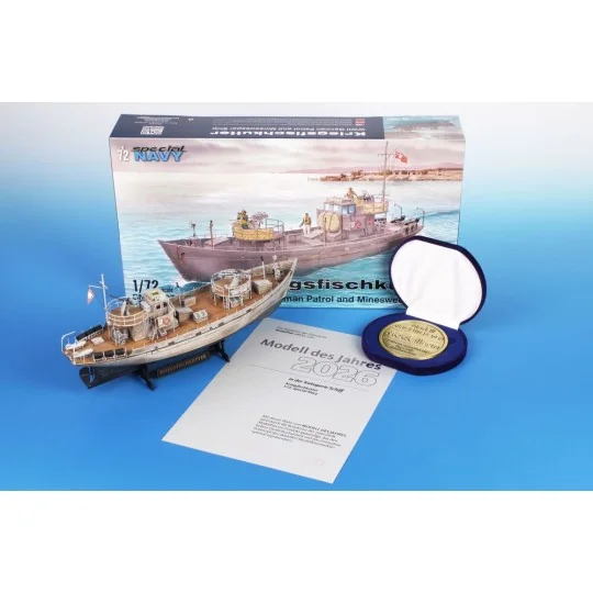 Kriegsfischkutter ‘WWII German Patrol and Minesweeper Ship’, 1/72 -...