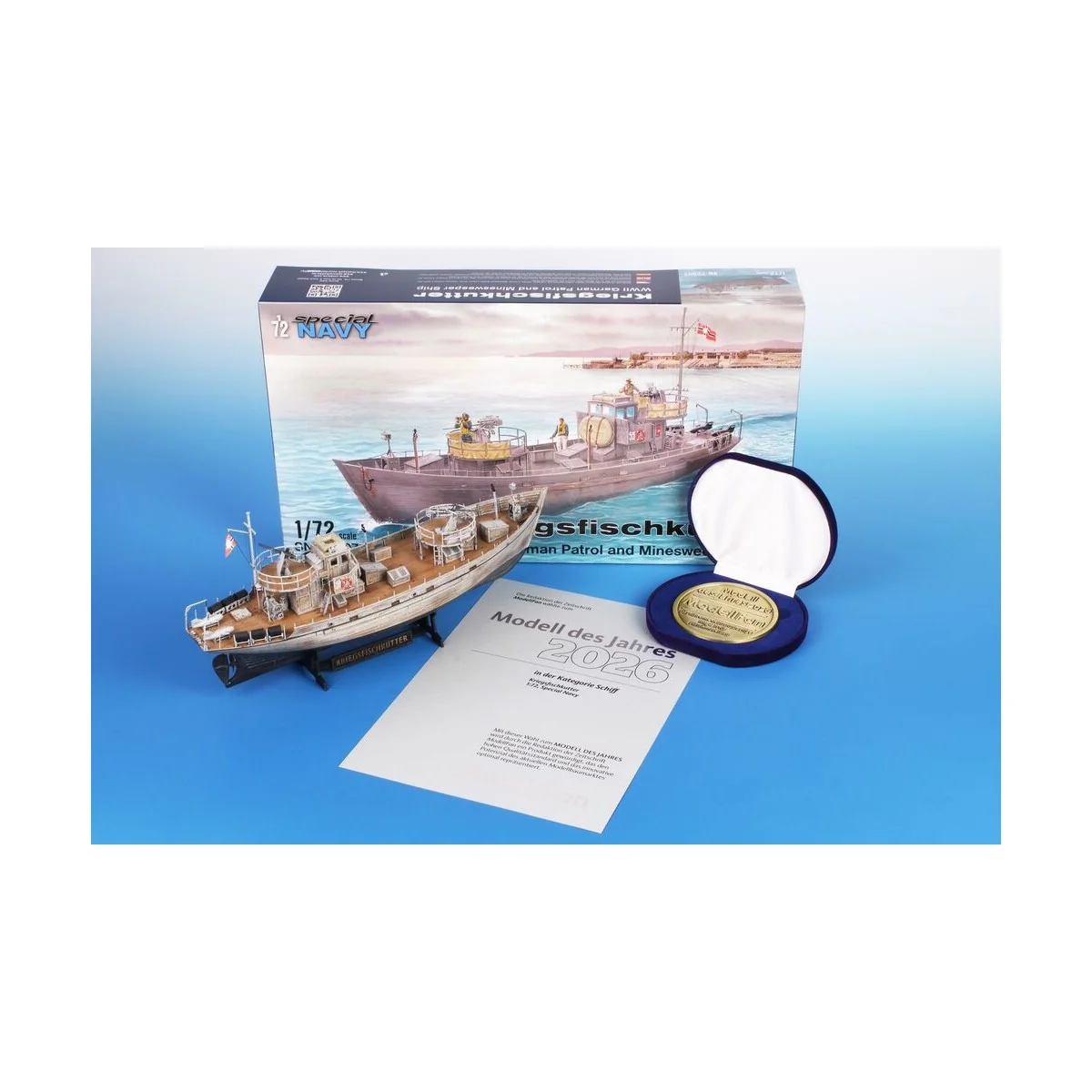 Kriegsfischkutter ‘WWII German Patrol and Minesweeper Ship’, 1/72 -...