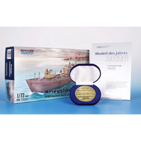 Kriegsfischkutter ‘WWII German Patrol and Minesweeper Ship’, 1/72 -...