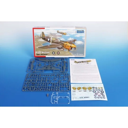 P-40E Warhawk 'Tigers and Sharks', 1/72 - Special Hobby 100-SH72529