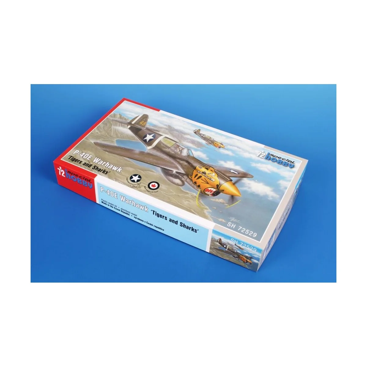 P-40E Warhawk 'Tigers and Sharks', 1/72 - Special Hobby 100-SH72529