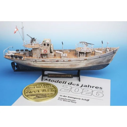Kriegsfischkutter ‘WWII German Patrol and Minesweeper Ship’, 1/72 -...