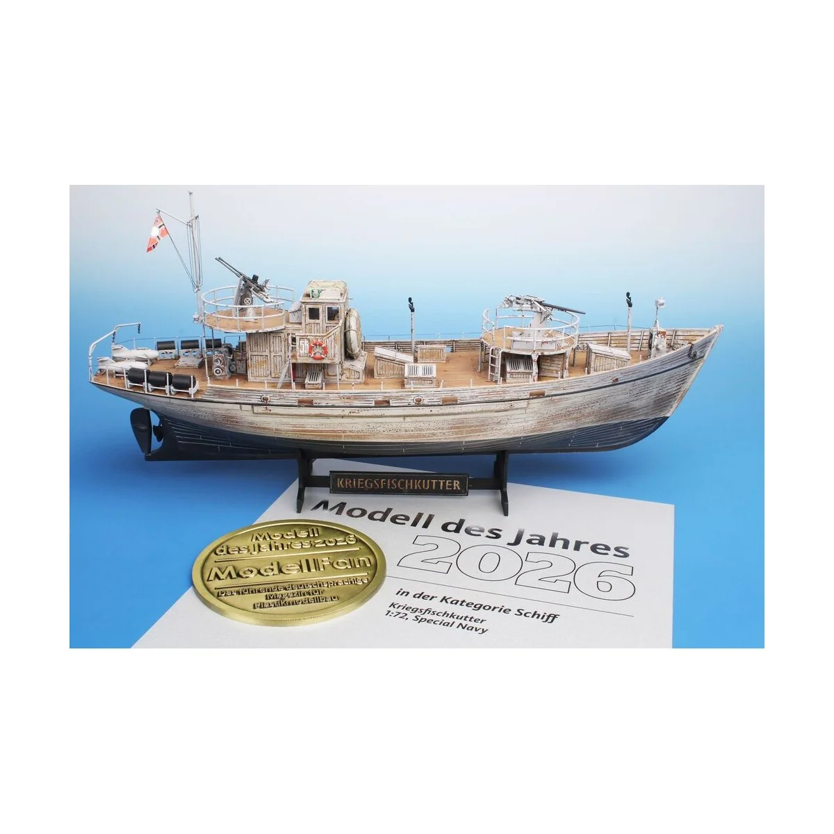 Kriegsfischkutter ‘WWII German Patrol and Minesweeper Ship’, 1/72 -...