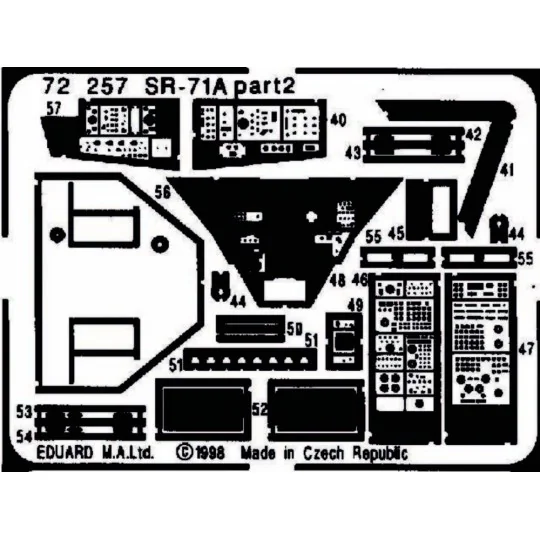 SR-71A, 1/72 - Eduard Accessories 72257