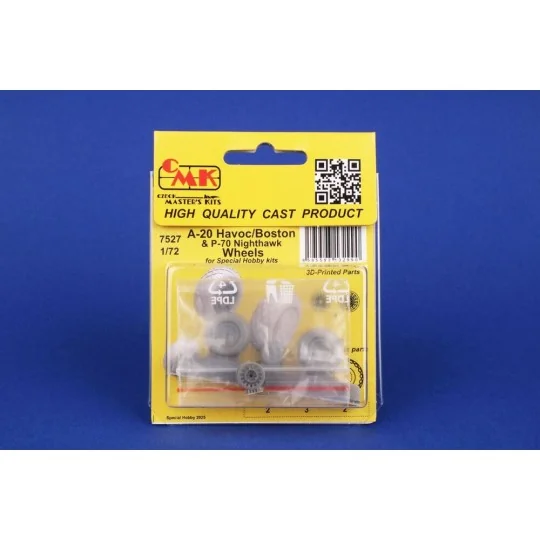 A-20 Havoc/Boston/ P-70 Nighthawk Wheels for Special Hobby, 1/72 - ...