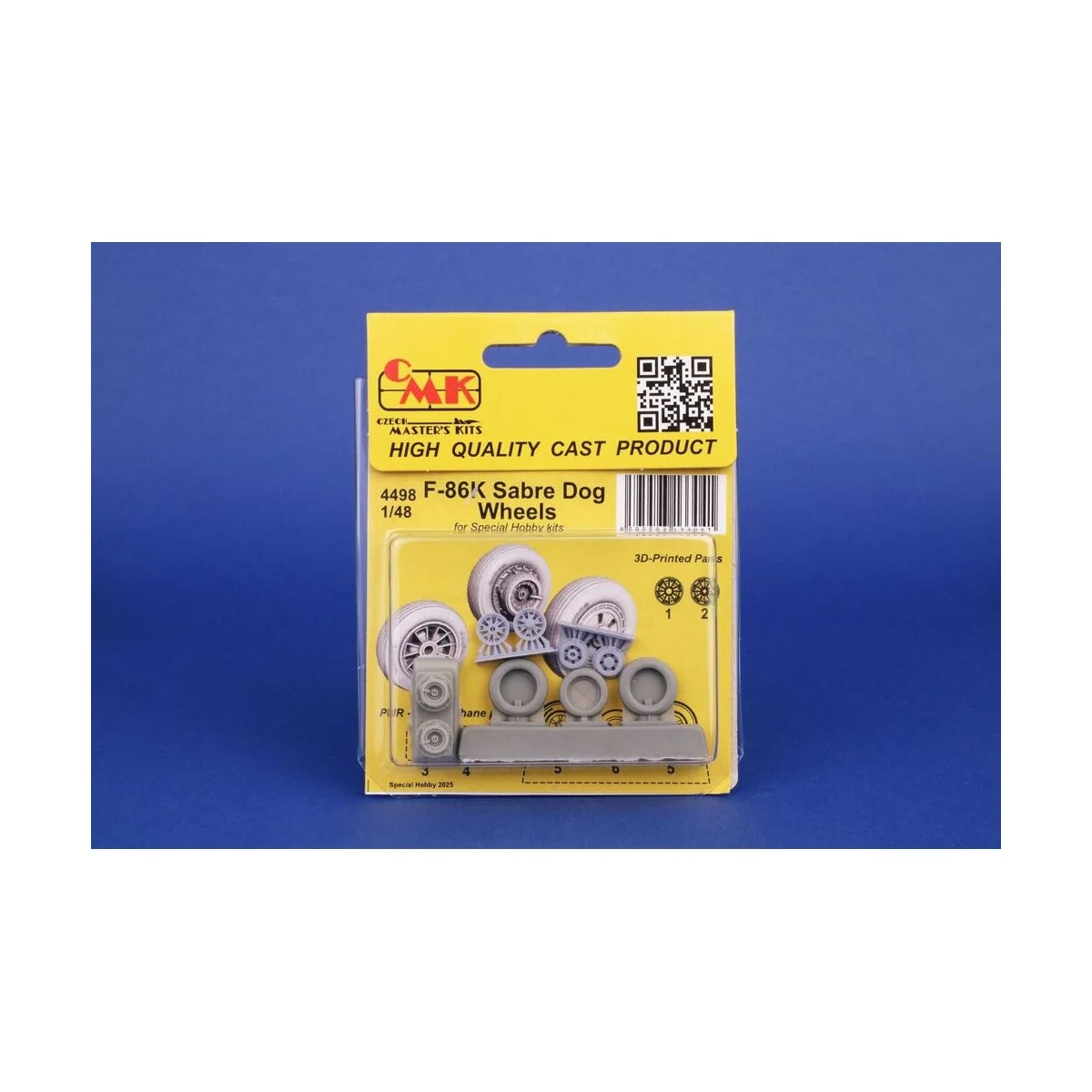 F-86K Sabre Dog Wheels, 1/48 - CMK 129-4498