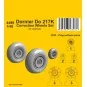Dornier Do 217 Wheels Correction Set for ICM, 1/48 - CMK 129-4499