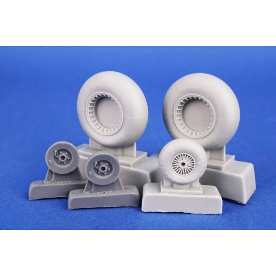 Dornier Do 217 Wheels Correction Set for ICM, 1/48 - CMK 129-4499