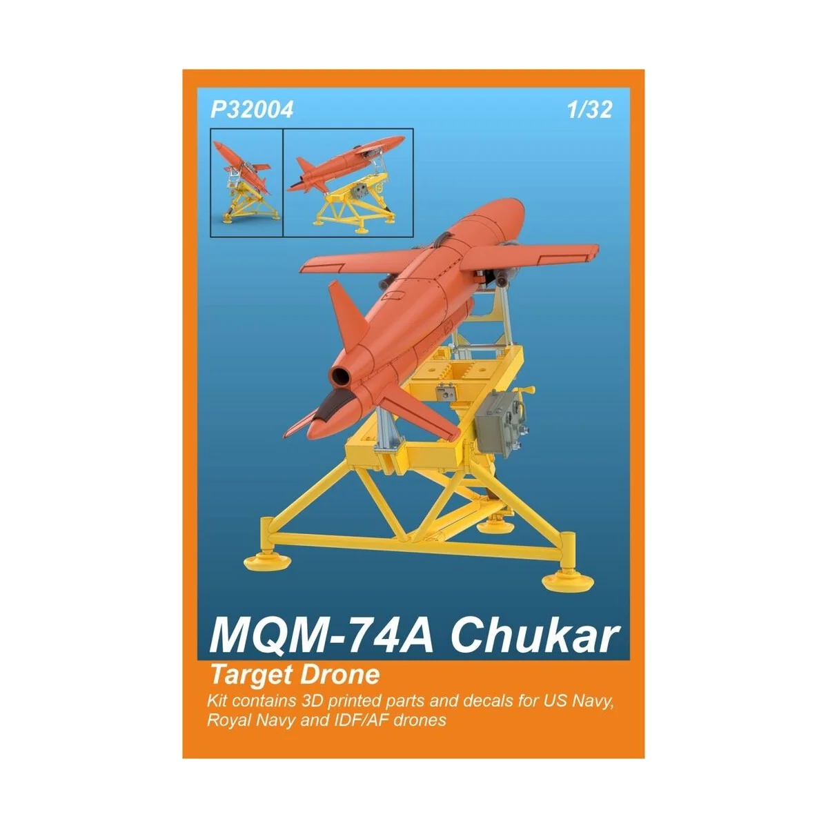 MQM-74A Chukar Target Drone, 1/32 - CMK 129-P32004