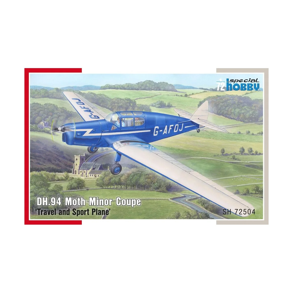 DH.94 Moth Minor Coupe 'Travel and Sport Plane', 1/72 - Special Hob...
