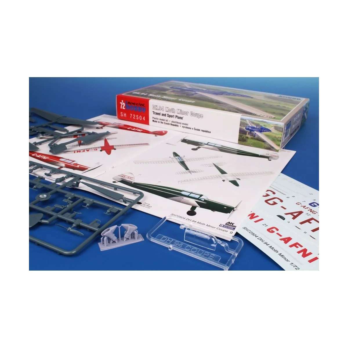 DH.94 Moth Minor Coupe 'Travel and Sport Plane', 1/72 - Special Hob...