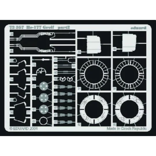 Heinkel He-177 Greif, 1/72 - Eduard Accessories 72357