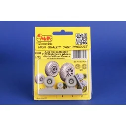 A-20 Havoc/Boston/ P-70 Nighthawk Wheels/ Hubs without Covers for S... 2