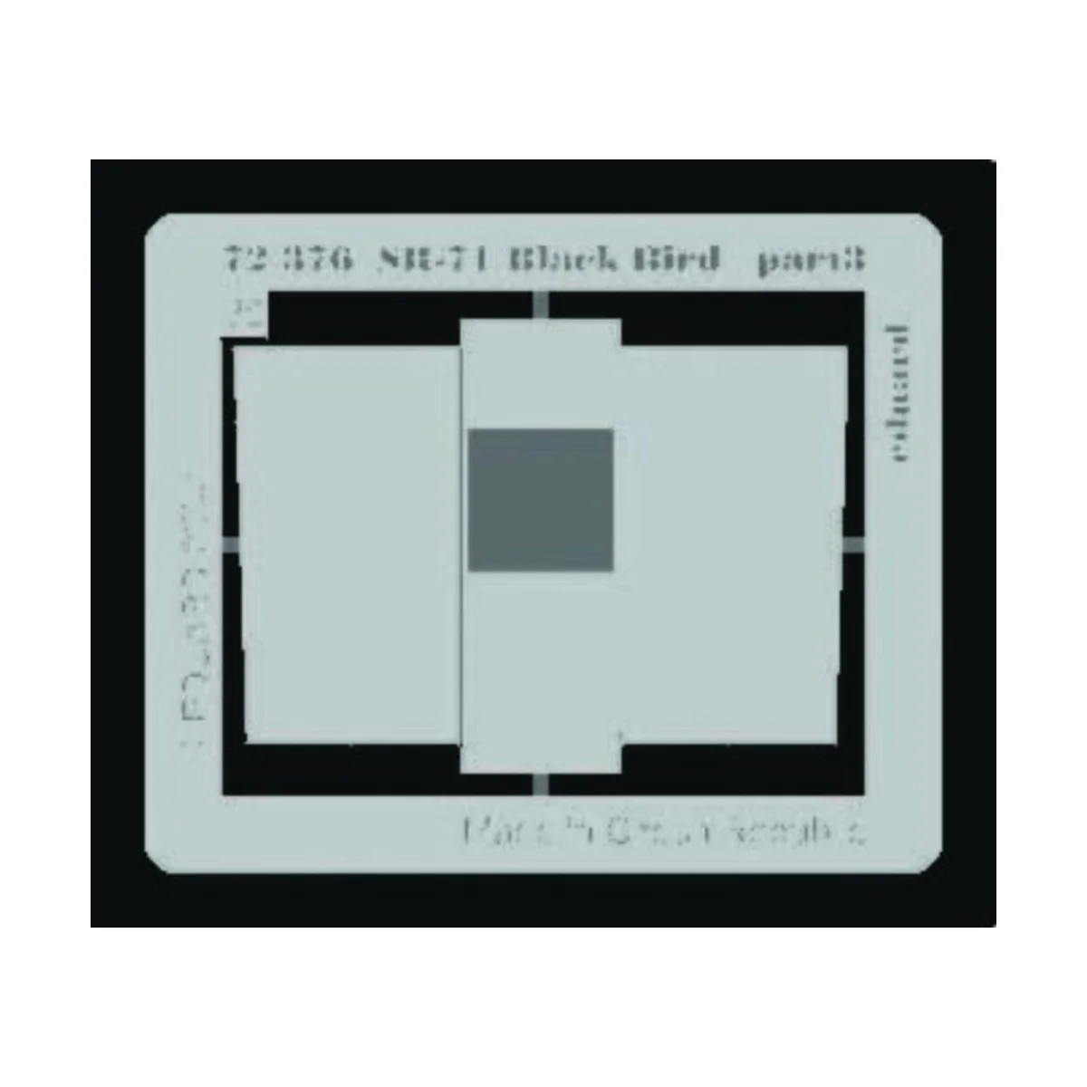 SR-71 Black Bird, 1/72 - Eduard Accessories 72376