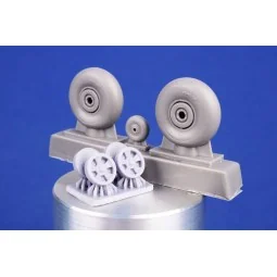 Fairey Barracuda Wheels for Trumpeter, 1/48 - CMK 129-4505 2