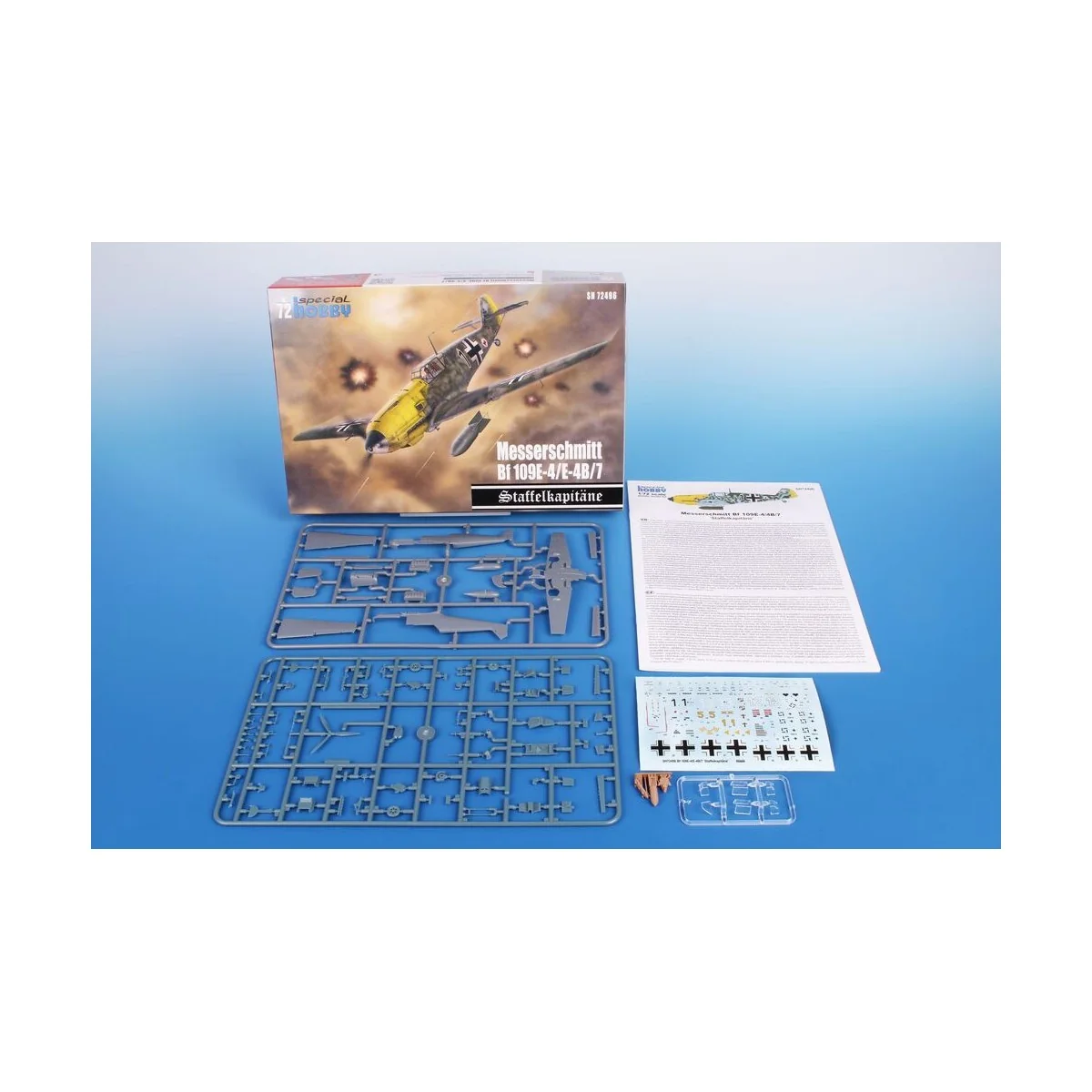 Messerschmitt Bf 109E-4/7 'Staffelkapitäne', 1/72 - Special Hobby 1...