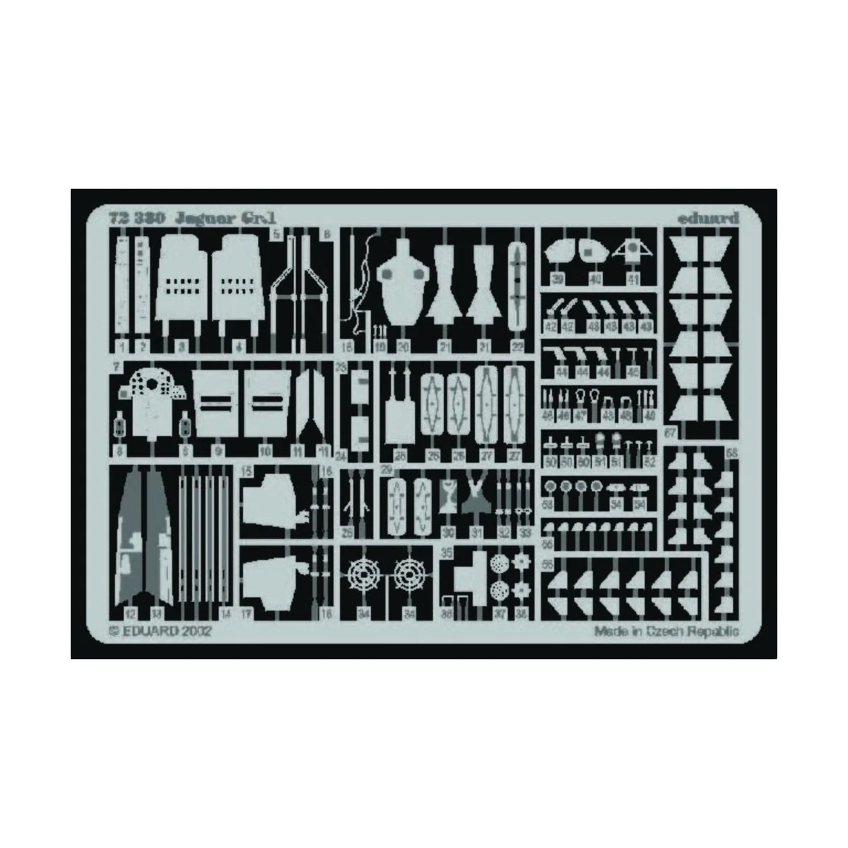 Jaguar Gr.1, 1/72 - Eduard Accessories 72380