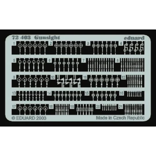 Gunsight, 1/72 - Eduard Accessories 72403 Gunsight, 1/72 - Eduard Accessories 72403