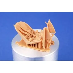 Fw190A Seat and Side Section Back Armour (w/ harness) for Revell, 1... 2