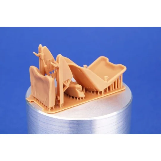 Fw190A Seat and Side Section Back Armour (w/o harness) for Revell, ...