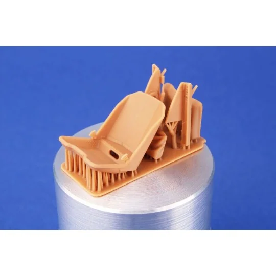 Fw190A Seat and Side Section Back Armour (w/o harness) for Revell, ...