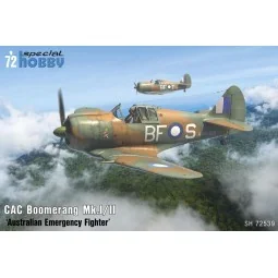 CAC Boomerang Mk.I/II 'Australian Emergency Fighter', 1/72 - Specia...