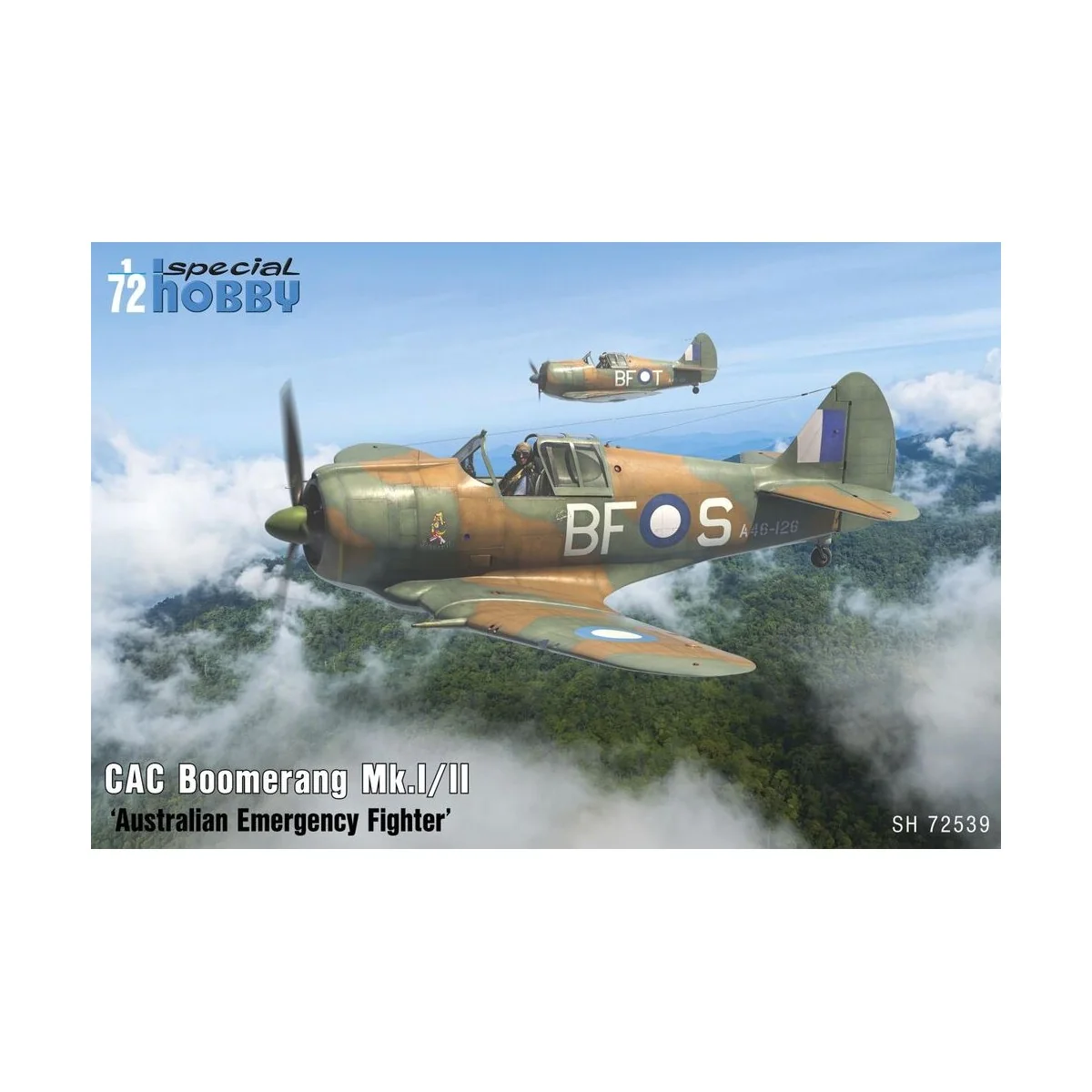 CAC Boomerang Mk.I/II 'Australian Emergency Fighter', 1/72 - Specia...