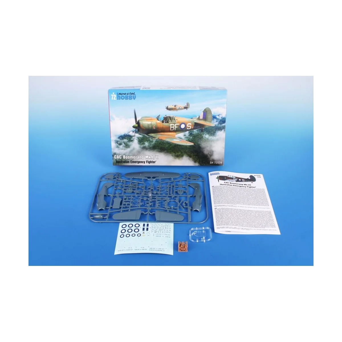 CAC Boomerang Mk.I/II 'Australian Emergency Fighter', 1/72 - Specia...