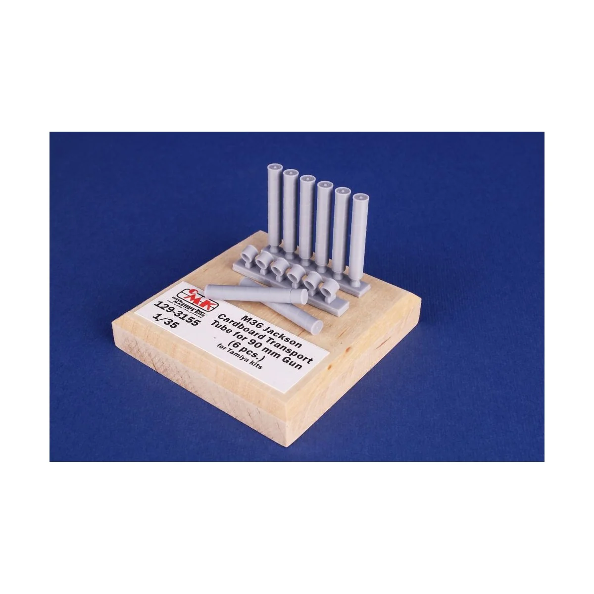 M36 Jackson Cardboard Transport Tube for 90 mm Gun (6 pcs.), 1/35 -...