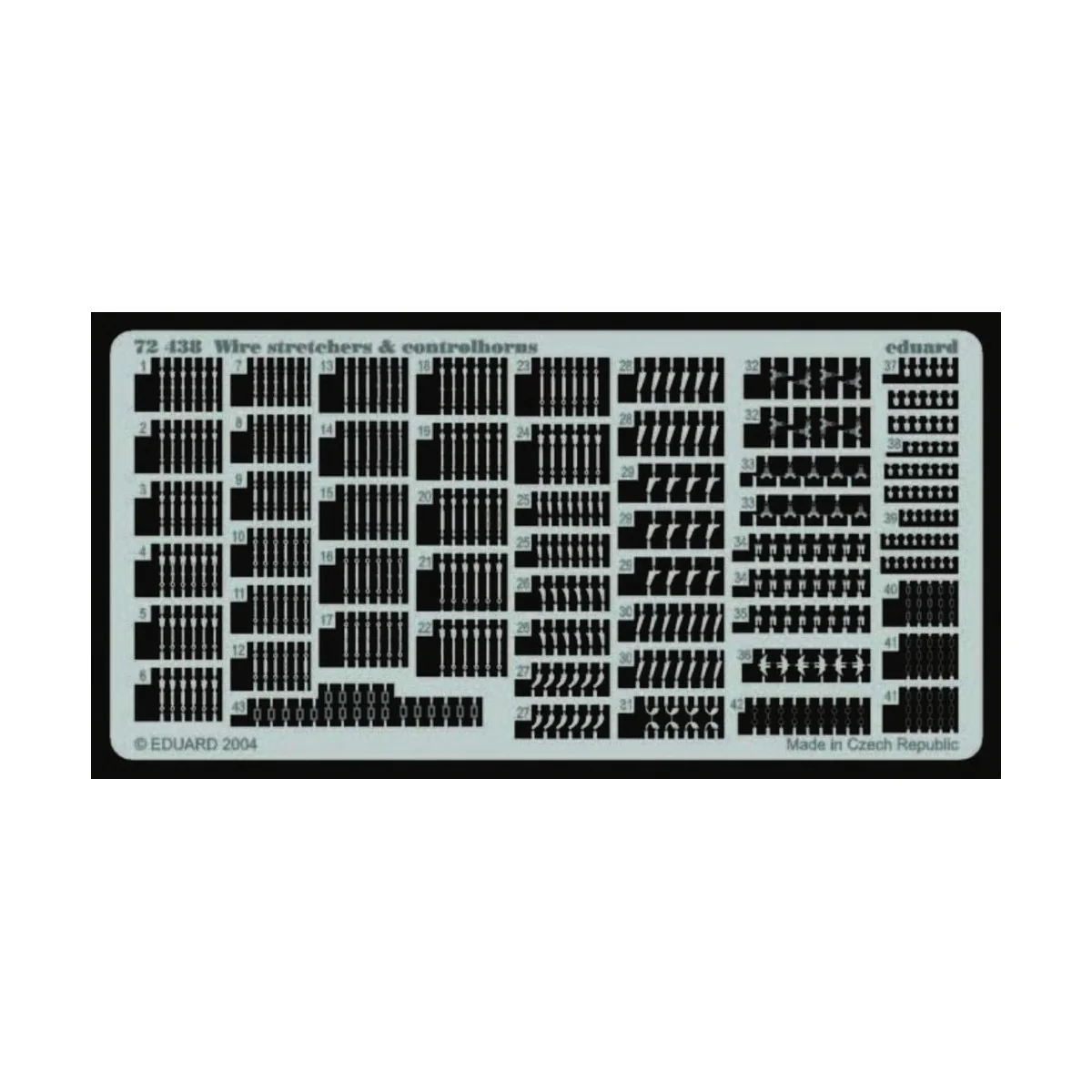 Wire Stretchers & Controlhorns - Eduard Accessories 72438