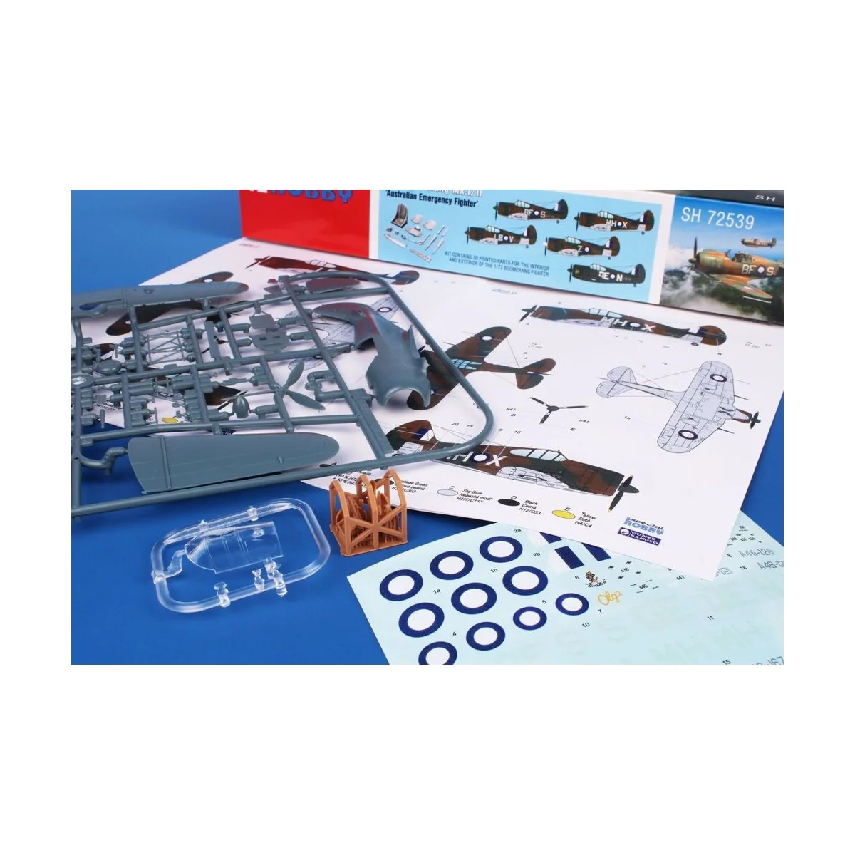CAC Boomerang Mk.I/II 'Australian Emergency Fighter', 1/72 - Specia...